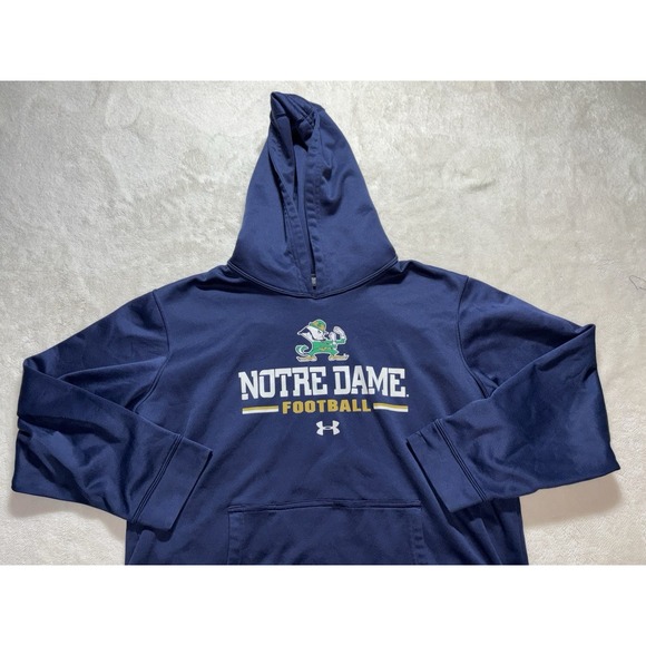 Under Armour Other - Notre Dame Football Youth XL Hoodie Sweatshirt ND Football Irish Under Armour